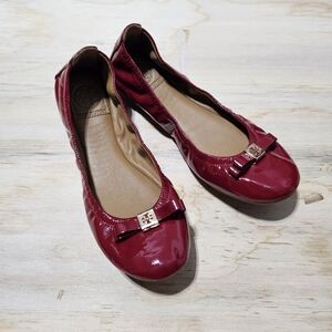 Tory Burch Red Flats